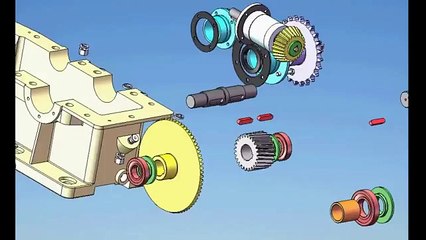 Industrial Gearbox Assembly