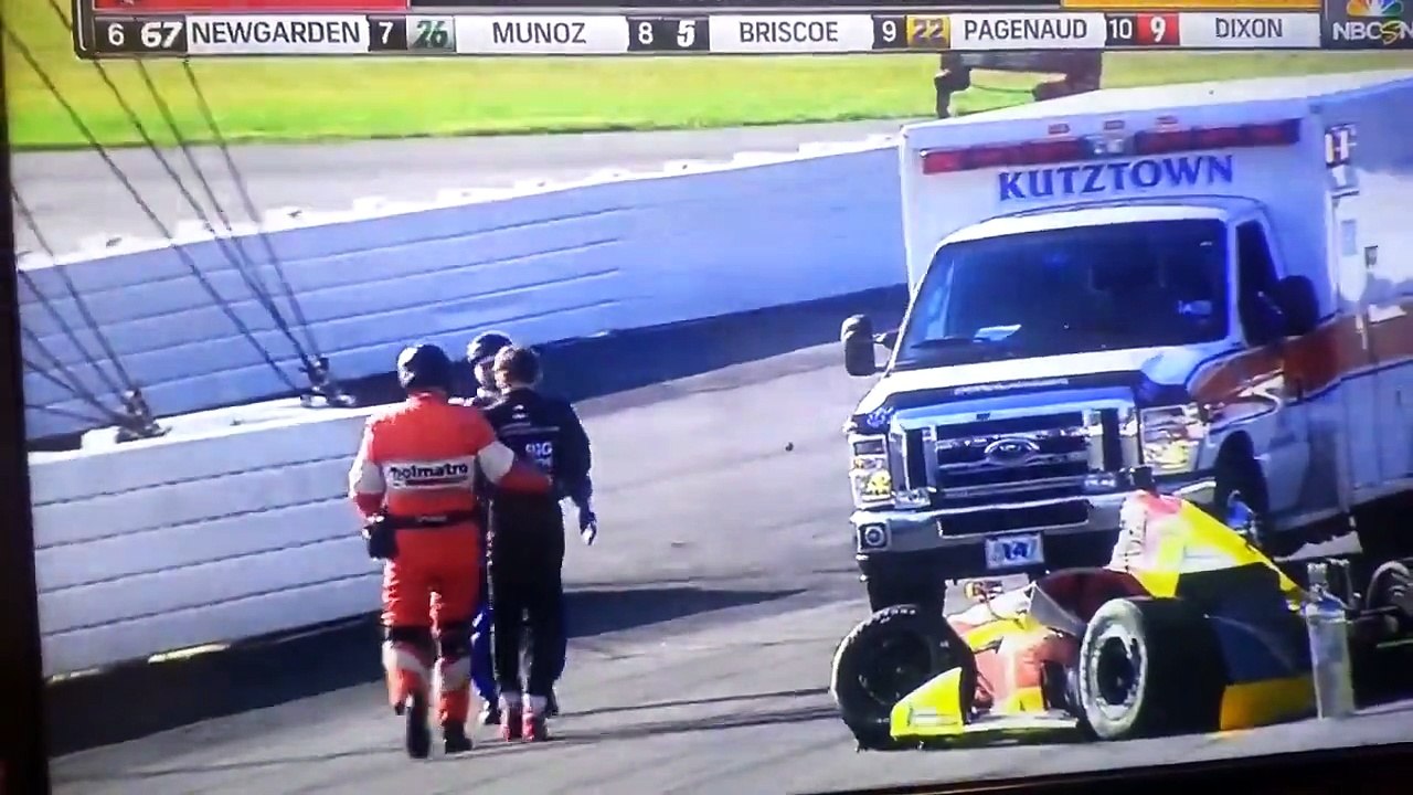 Justin Wilson Crash