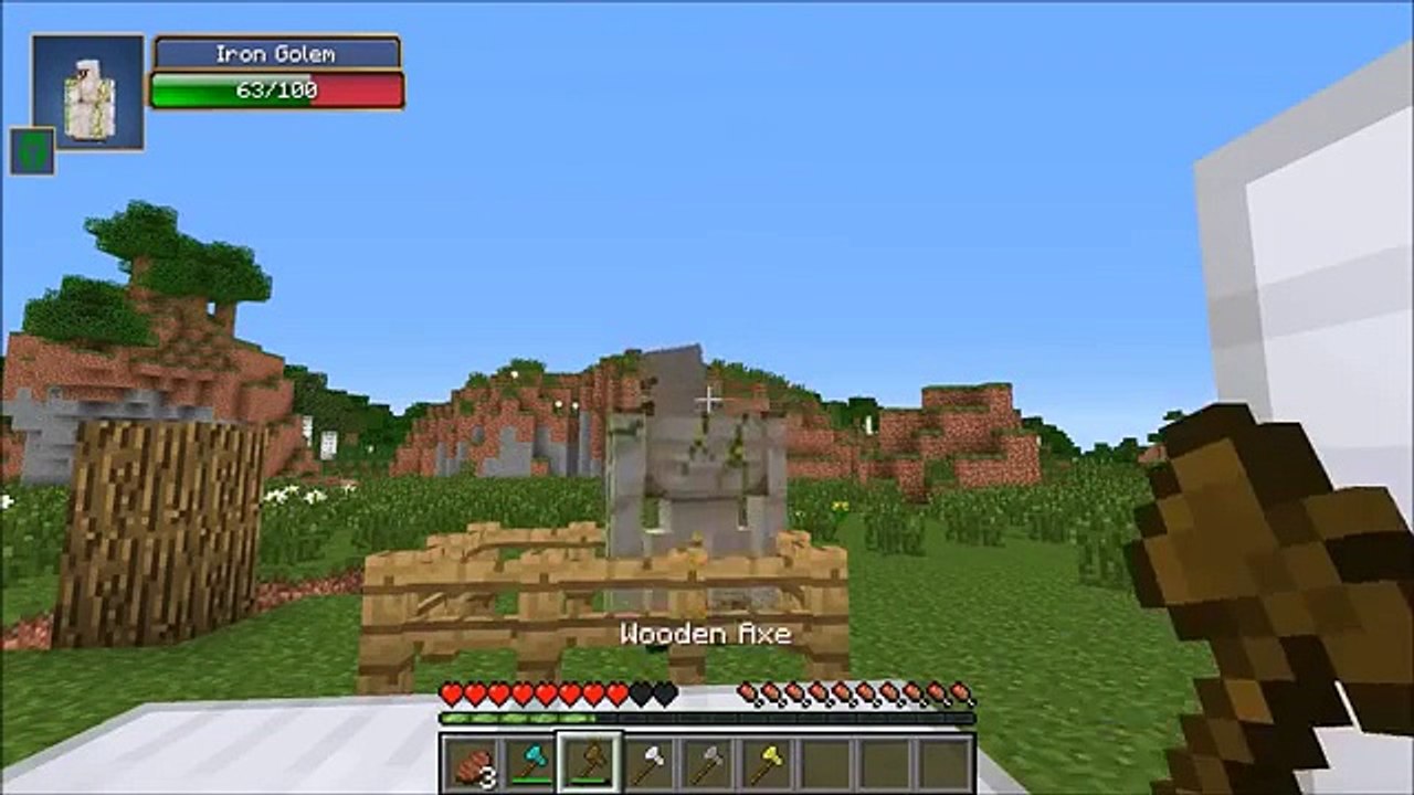 Minecraft_ TOMAHAWKS (BOMBY'S AXE THROWING CHALLENGE!) Mod Showcase