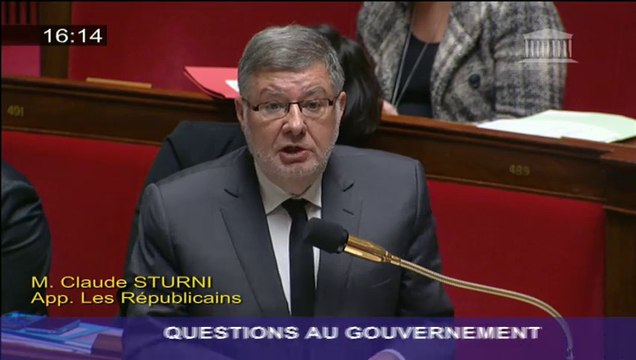 Déraillement d'une rame d'essai TGV : A. Vidalies répond à une question au gouvernement