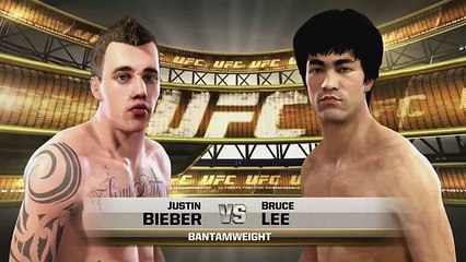 Justin Bieber vs Bruce Lee UFC EA SPORTS Celebrity Death Match MMA