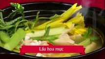 Cách làm món lẩu hoa mực thơm ngon lạ miệng