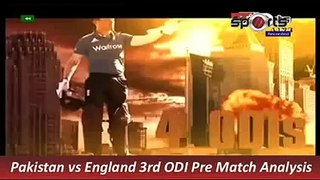 Pakistan vs England 3rd ODI Pre Match Analysis 17 Nov 2015 P 3