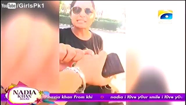 Footage of Meera,s Attack on Nadia Khan Guest Coordinator Minahil