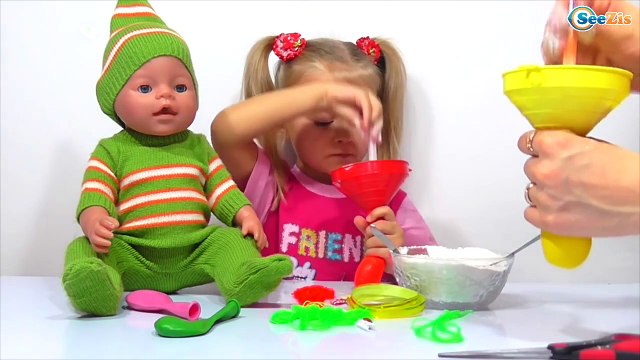 ✔ Кукла Беби Борн. Капитошка из воздушных шаров от Ярославы - Doll Baby Born with Yaroslava Balloons