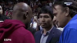 Manny Pacquiao and Floyd Mayweather met at Miami vs Milwaukee