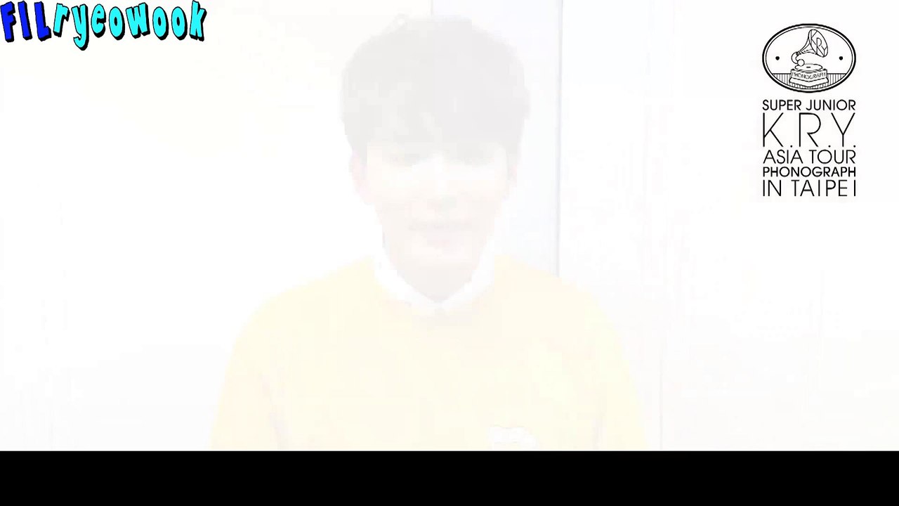 151117 KRY Phonograph in Taiwan Promotional Video - Ryeowook