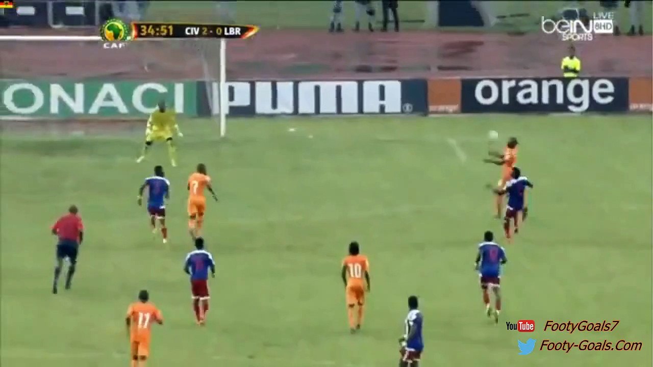 Giovanni Sio Second Goal Côte dIvoire 2 0 Liberia (World Cup Qualification 2015)