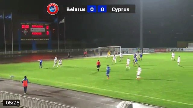 Belarus U21 vs. Cyprus U21 2 - 2 All Goals (UEFA U21 Championship - 17 November 2015)