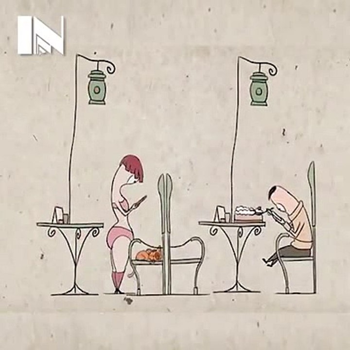 what cellular phone does to us - cartoon