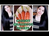RESULTS of  The Carrot Challenge for Fast Hair Growth, Less Hair fall and Better Skin-Beautyklove