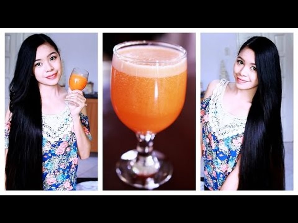 DIY Carrot Juice For Healthy Hair And Skin Plus Hair Growth Smoothie Recipe & A Challenge
