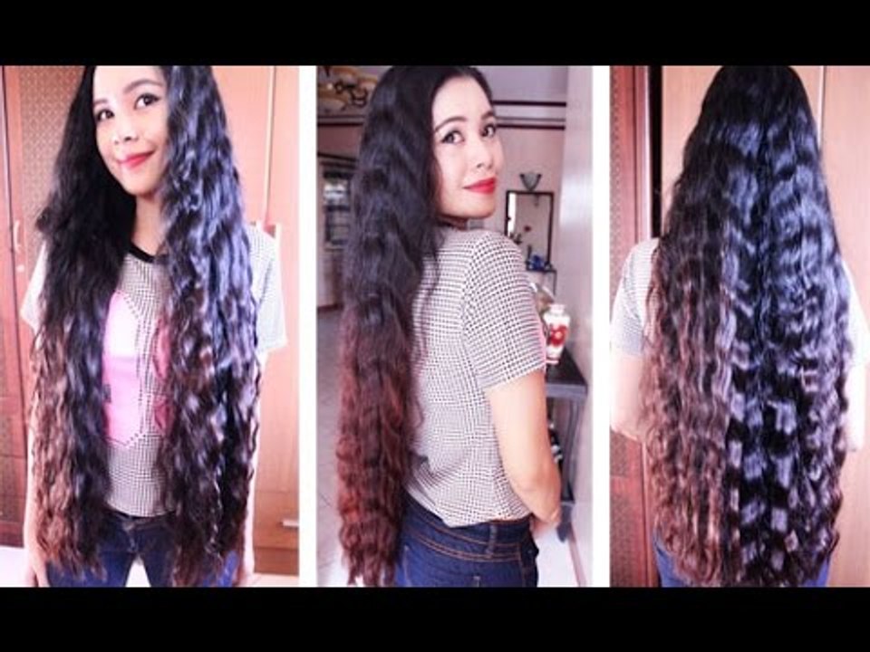 No Heat Overnight Soft Boho Waves-Heatless Thalia Marimar Inspired Everyday Waves Tutorial