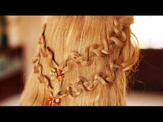 No Heat Back to School Hairstyle-Grecian Inspired Snake/Zig Zag Braid Hairstyle-Beautyklove