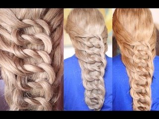 Rapunzel's Knotted Pretzel Ladder Inspired Hairstyle