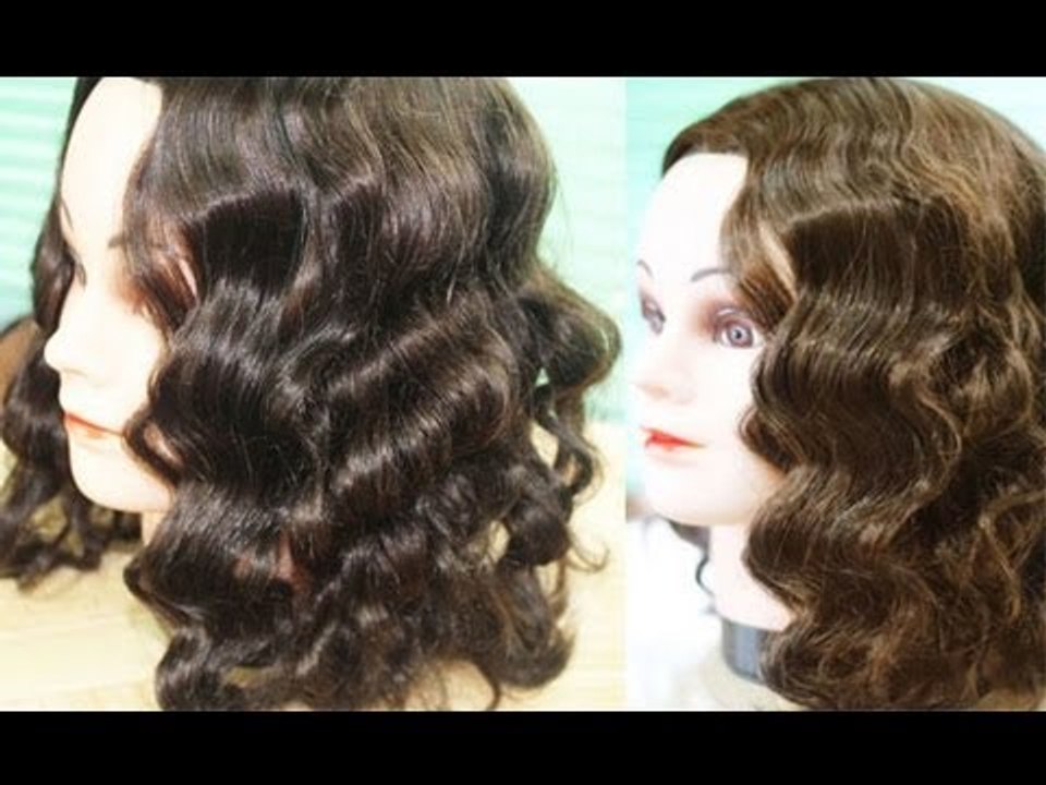 Foil Curls Method 2-No Heat Amy Adams Inspired Waves- Heatless Waves for Short-Medium Lenght Hair