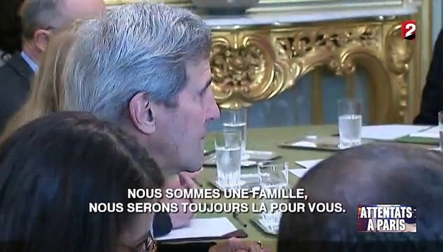Attentats à Paris : John Kerry à l'Élysée pour apporter son soutien à la France