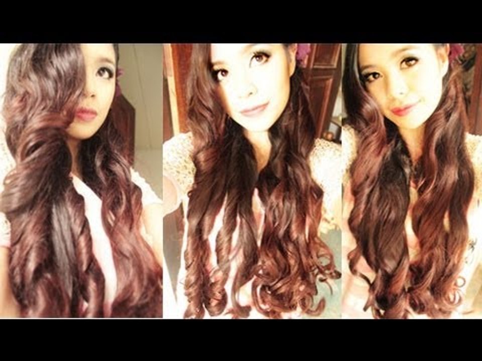 No Heat Magazine Curls- Heatless Inspired Ariana Grande Curls plus An Easy Hair Tutorial