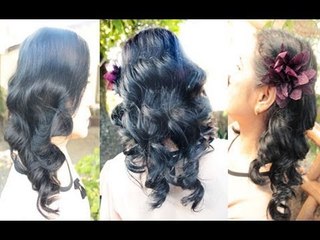 No Heat Curls-waves For Short To Medium Length Hair