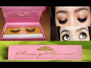 Sassy Secret Mink Lashes Review- Allure