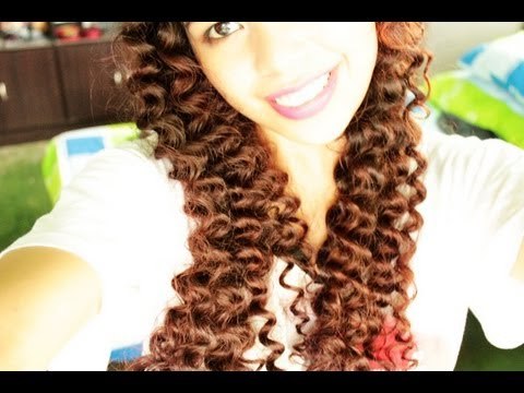 Straw Curls Method 5 No heat Spiral Curls Plus an Update
