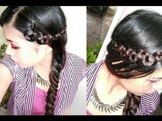 Back to School Hairstyle Snake Braid And Twist Braids