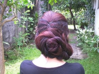 Easy Elegant Prom Formal Updo For long Hair 2012