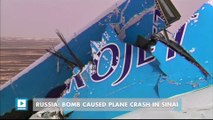 Russia: Bomb caused plane crash in Sinai