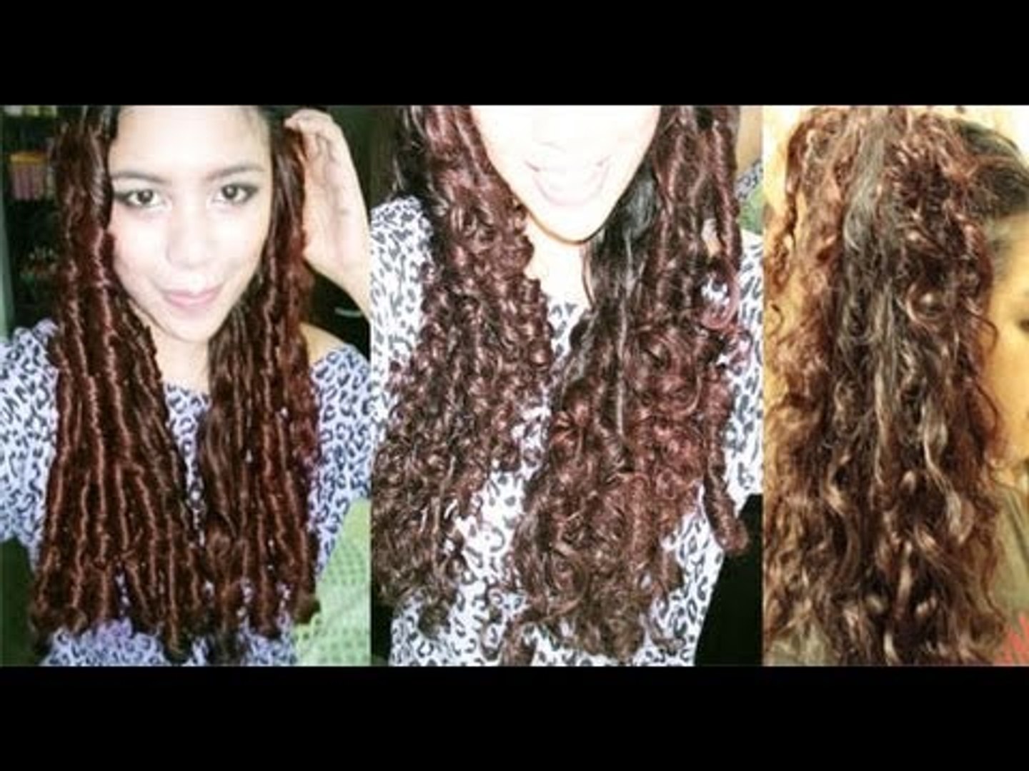 No heat Straw Curls 1 method- Heatless Big Curls to Everday Waves- Long  Lasting Curls - video Dailymotion