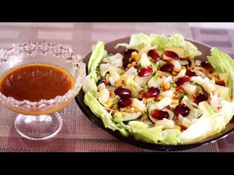 Sunday Munchies: Healthy Fruit and Vegetable Salad With Honey Mustard Dressing Beautyklove