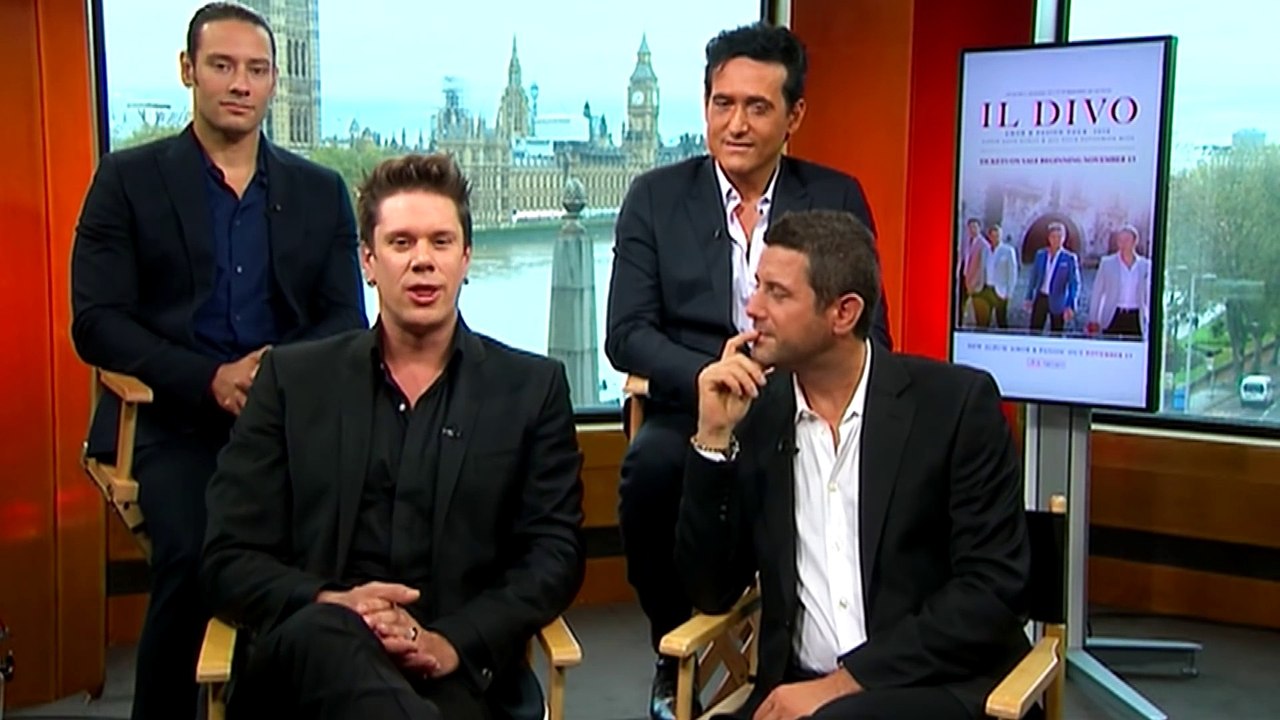 Il Divo Serenades TV Host with - To All The Girls -