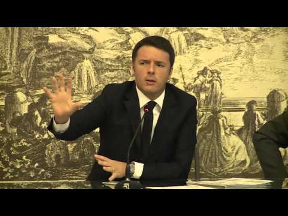 Torino  - Renzi alla presentazione del settimanale Origami (17.11.15)