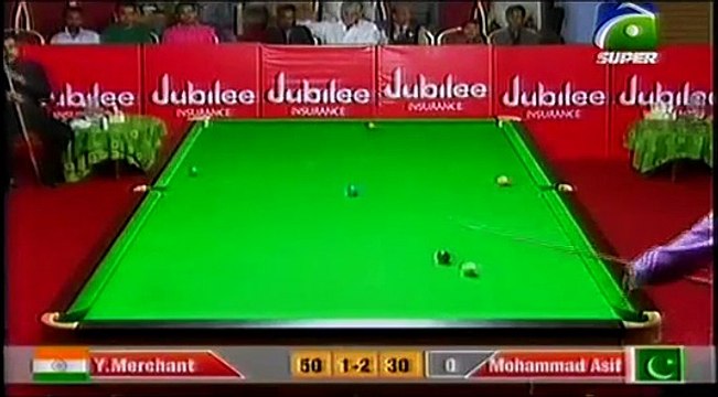 Muhammad Asif Vs Yasin Merchant Snooker