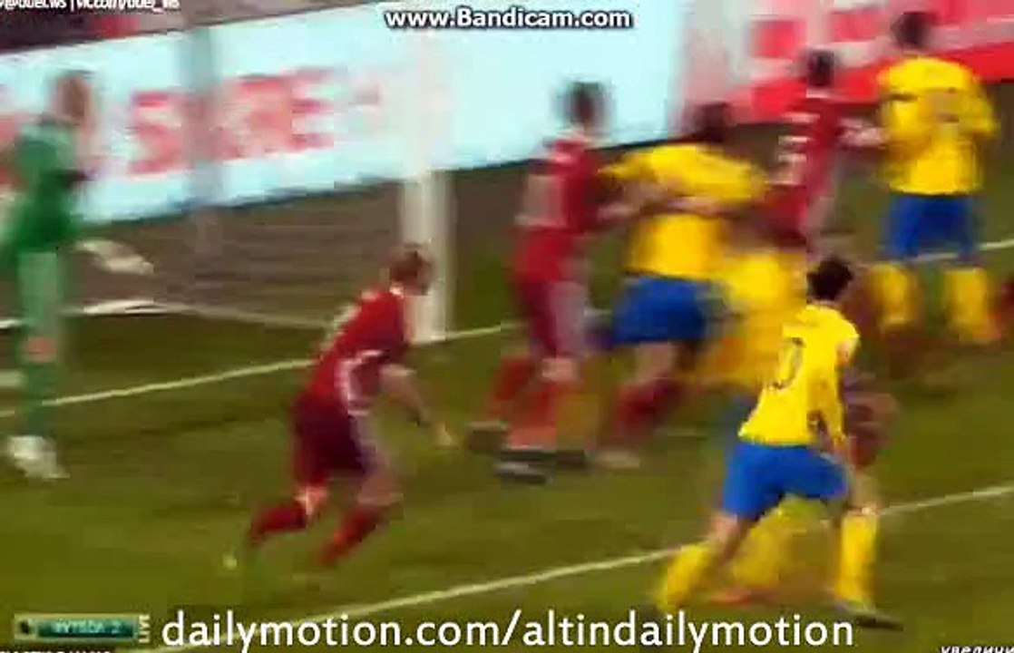 Zlatan Ibrahimovic Fantastic Goal - Denmark 0-1...