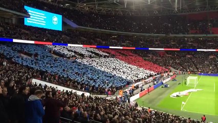 Wembley sings French Anthem “La Marseillaise” - England vs France 17 November 2015