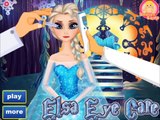 Disney Princess Elsa Eye Care Gameplay-Caring Games-Frozen Games