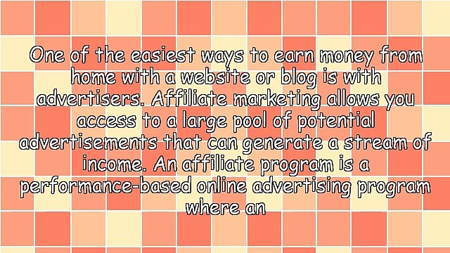 Advertisers and Affiliate Programs