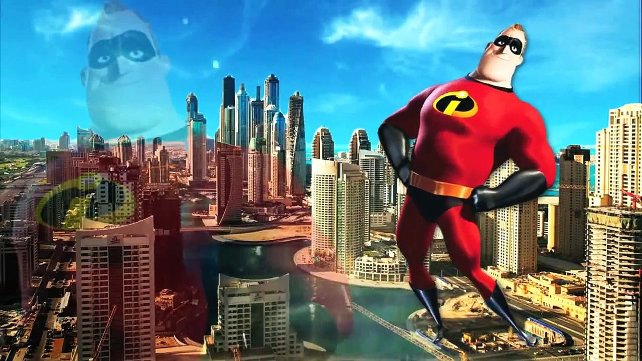 The Incredibles Cartoons Finger Family Nursery Rhymes _ The Smurfs Finger Family Rhymes For Children