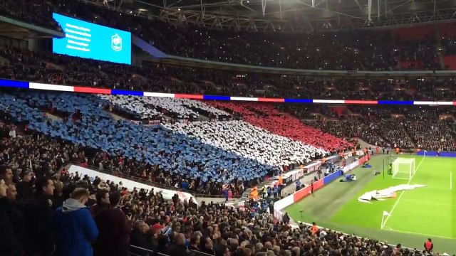 Wembley sings French Anthem “La Marseillaise” - England vs France 17 Novembe