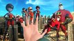 The Incredibles Finger Family Children Nursery Rhymes _ The Incredibles Cartoons For Children
