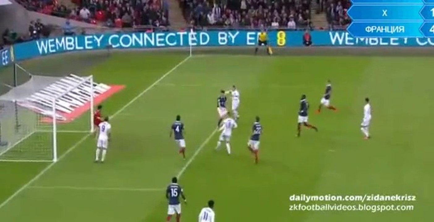 Wayne Rooney Amazing Goal - England vs France 2-0 17.11.2015