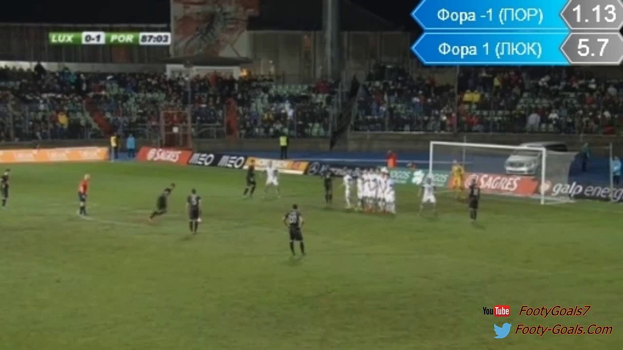 Amazing Goal Nani  / Luxembourg 0-2 Portugal (Friendly Match 2015)