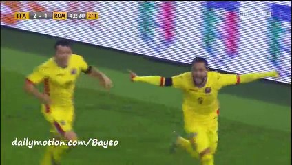 Andone Goal - Italy 2-2 Romania - 17-11-2015 - Friendly Match