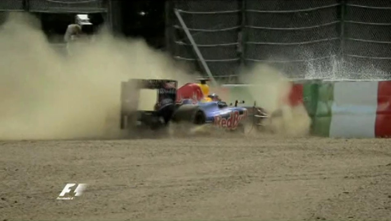 Vettel Crash in Japan Practice 2011