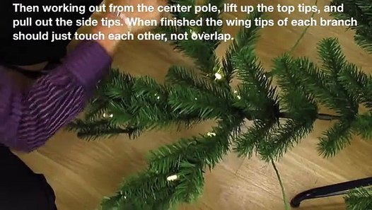 Set your Artificial Christmas Tree from National Tree Company - video