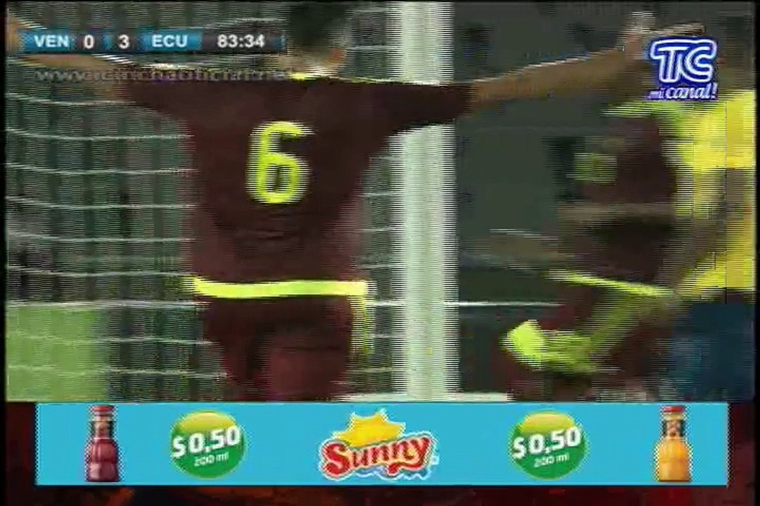 Eliminatorias Sudamericanas Rusia 2018 Venezuela 1 - 3 Ecuador