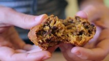 Ricetta Vegan Vegetariana - Muffin alla zucca con gocce di cioccolato