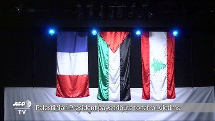 Palestinian President pays tribute to terror victims