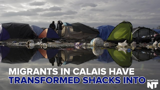 Migrants Turn Shacks Into Makeshift Schools, Libraries