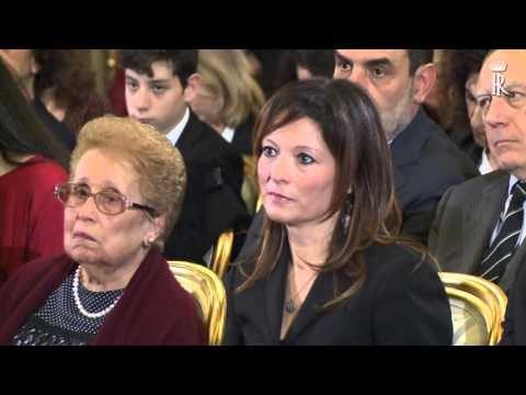 Roma - Mattarella consegna onorificenze O.M.R.I. (17.11.15)